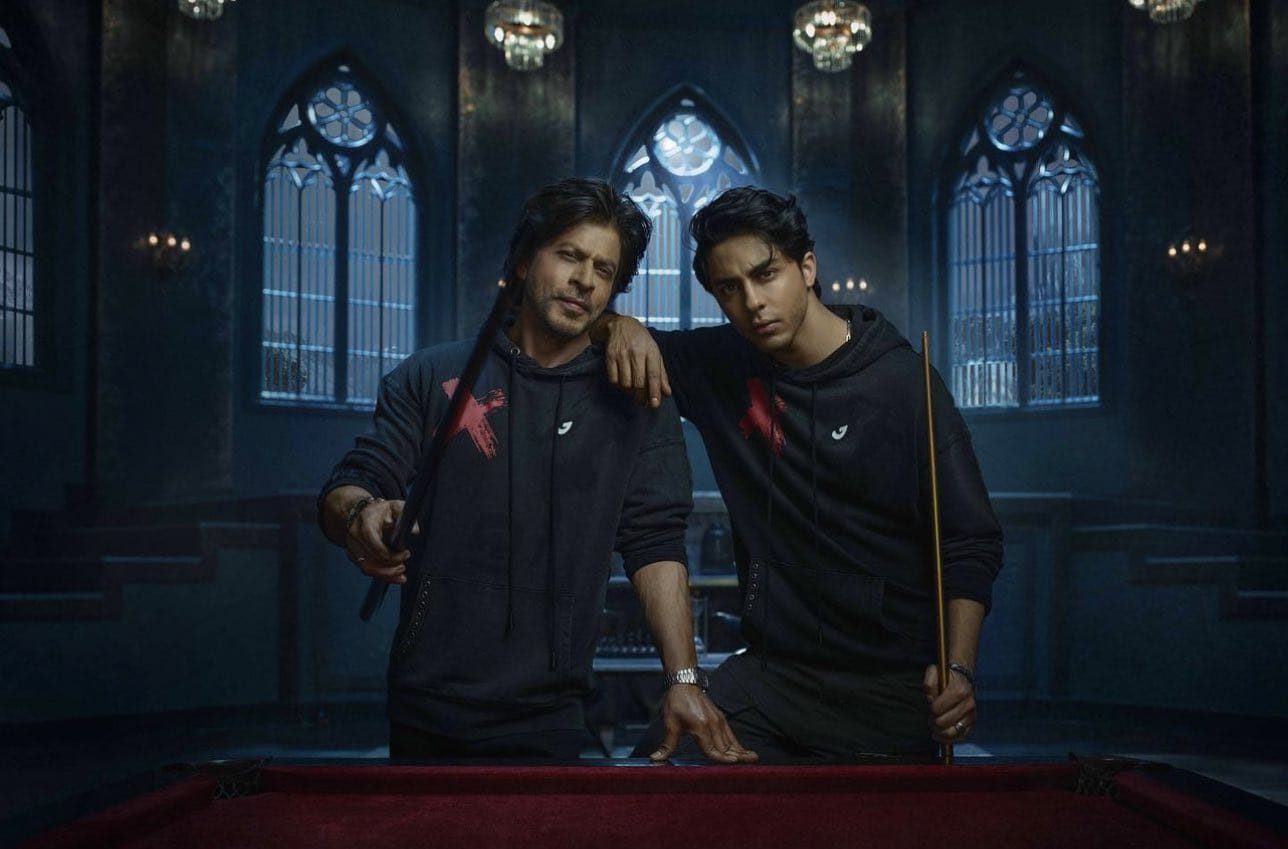 Glimpse from the shoot, SRK and Aryan Khan